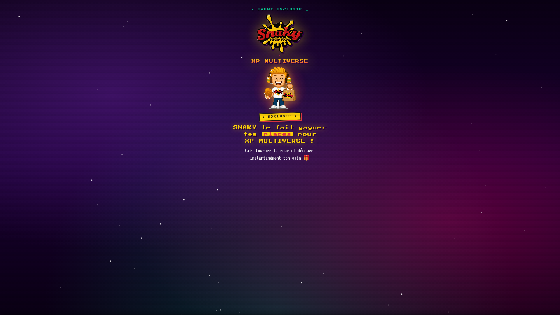 Aperçu du site Snaky XP Multiverse — réalisation Nearmi à Charleroi